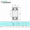 Rodamiento de bolas PDF155/12G