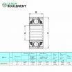 Rodamiento de bolas GW211PP17