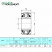 Rodamiento de bolas 3AC11-2-3/16D1