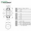 Rodamiento de bolas SK100-206KRR-AH11-INA