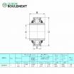 Rodamiento de bolas 208A3TTC1
