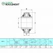 Rodamiento de bolas DS208TT2A
