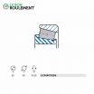 Rodamiento de rodillos EC40847H206-SNR
