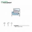 Rodamiento de rodillos EC44050S01-SNR