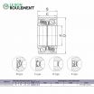 Rodamiento de bolas DAC30550030/25-KML