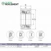 Rodamiento de bolas DAC28580042-KML