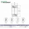 Rodamiento de bolas DAC28610042-KML