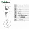 Piñón tensor KSR15BO08101608-INA