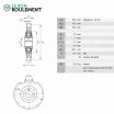 Piñón tensor KSR16LO08101608-INA