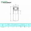 Rodamiento de bolas 1726207-2RS-KML