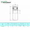 Rodamiento de bolas 1726209-2RS-KML