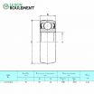 Rodamiento de bolas 1726210-2RS-KML