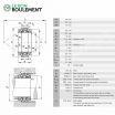 Rodamiento axial de bolas 234430-M-SP-FAG
