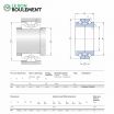 Rodamiento axial de bolas BTW80-CATN9-SP-SKF