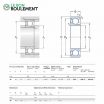 Rodamiento de bolas 206-Z-SKF