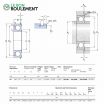 Rodamiento de bolas 212-Z-NR-SKF
