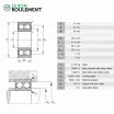 Rodamiento de bolas 4303-B-TVH-FAG