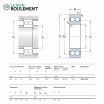 Rodamiento de bolas 4305-ATN9-SKF