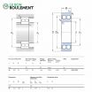 Rodamiento de bolas 4311-ATN9-SKF