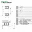 Rodamiento de bolas 4311-B-TVH-FAG