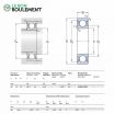 Rodamiento de bolas 62306-2RS1-C3-SKF