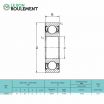 Rodamiento de bolas 63008-2RS-KML