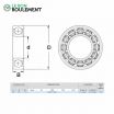 Rodamiento de bolas S62301-2RS-ZEN