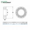 Rodamiento de bolas S62304-2RS-ZEN