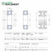 Rodamiento de bolas W63800-2Z-SKF