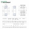 Rodamiento de bolas 16003-2Z-SKF