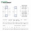Rodamiento de bolas 16009-SKF