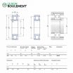 Rodamiento de bolas 16028-MA-C3-SKF