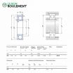 Rodamiento de bolas 16038-SKF