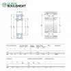 Rodamiento de bolas 16052-MA-SKF