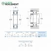 Rodamiento de bolas 16034-M-NSK
