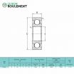 Rodamiento de bolas 16008-KML