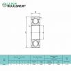 Rodamiento de bolas 16009-KML