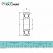 Rodamiento de bolas 16010-KML