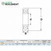 Rodamiento de bolas 16019-2RS-ZEN