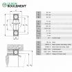 Rodamiento de bolas QJ216-N2-MPA-FAG