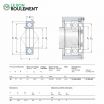 Rodamiento de bolas QJ306-N2-MA-C2L-SKF