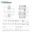 Rodamiento de bolas QJ307-N2-MA-C2L-SKF