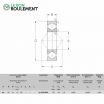 Rodamiento de bolas QJ308-MPA-NKE