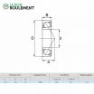 Rodamiento de bolas cerámico 6802-CE-ZR02-PTFE-ZEN