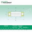 Rodamiento axial de bolas 51110-INOX