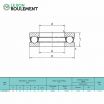 Rodamiento axial de bolas 51110-KML