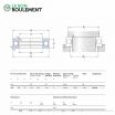 Rodamiento axial de bolas 51128-SKF