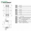 Rodamiento axial de bolas 51156-MP-FAG