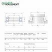Rodamiento axial de bolas 51202-SKF