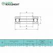 Rodamiento axial de bolas 51207-KML